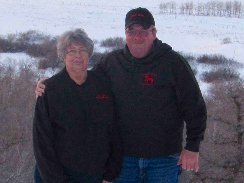 Jim and Darlene Lane, Lone Oak Percherons